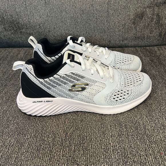 Skechers Bounder Verkona Running Shoes Mens Sz 9 White Athletic Sneakers Comfort main image 9